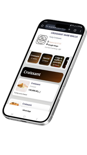 QR Menu preview
